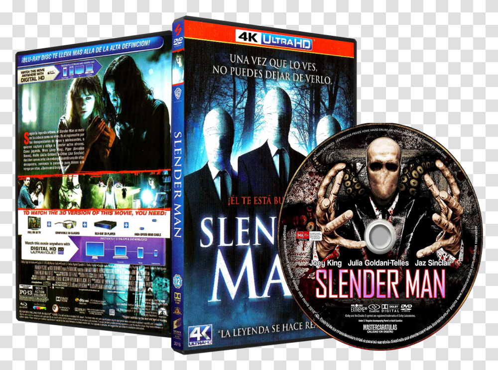 Slender Man Dvd5 Cd, Person, Human, Disk Transparent Png