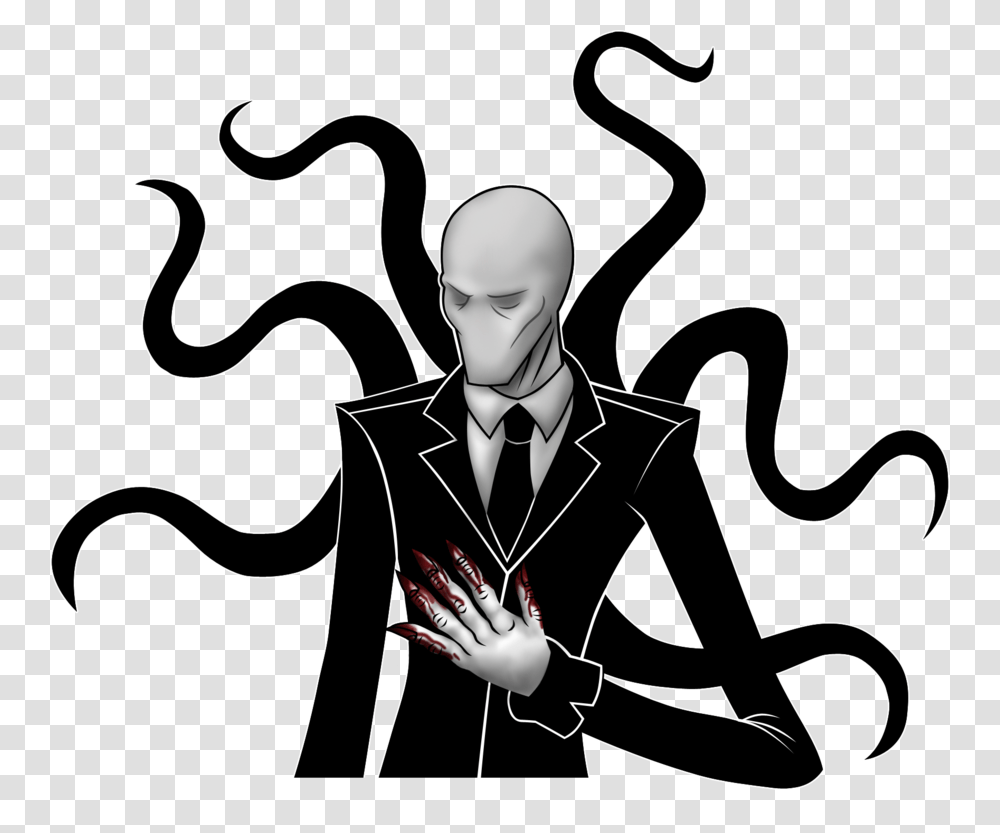 Slender Man, Fantasy, Hand, Person Transparent Png