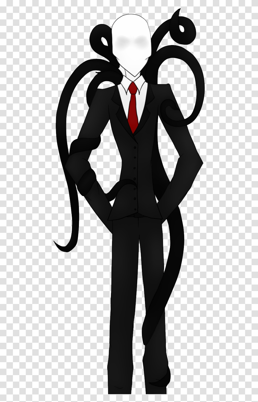 Slender Man, Fantasy, Long Sleeve, Person Transparent Png