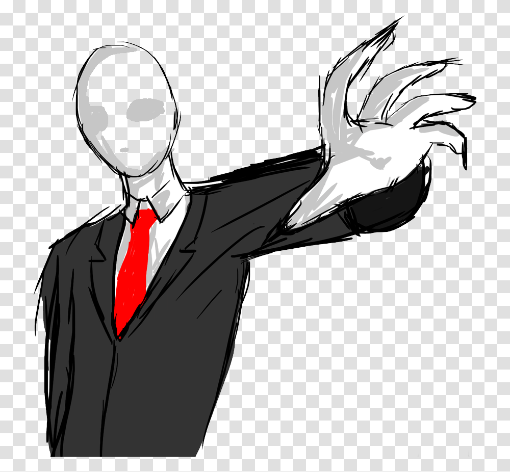 Slender Man, Fantasy, Tie, Accessories, Accessory Transparent Png