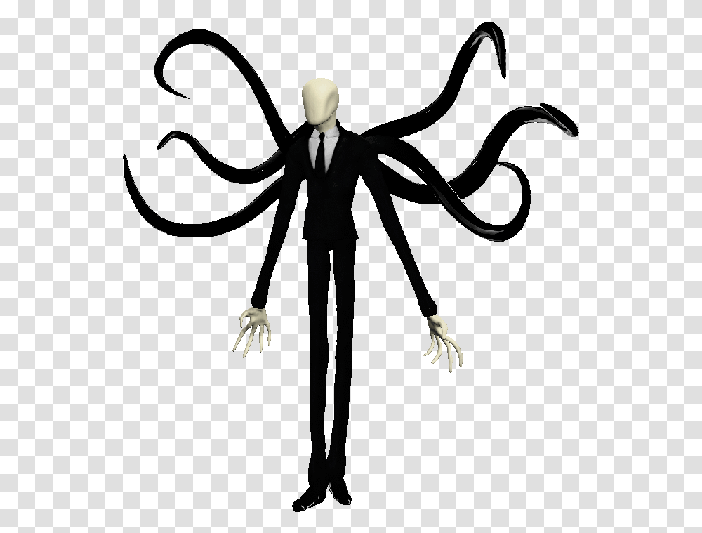 Slender Man Gif, Bow, Person Transparent Png