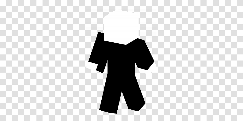 Slender Man Skin, Silhouette, Stencil, Hand Transparent Png