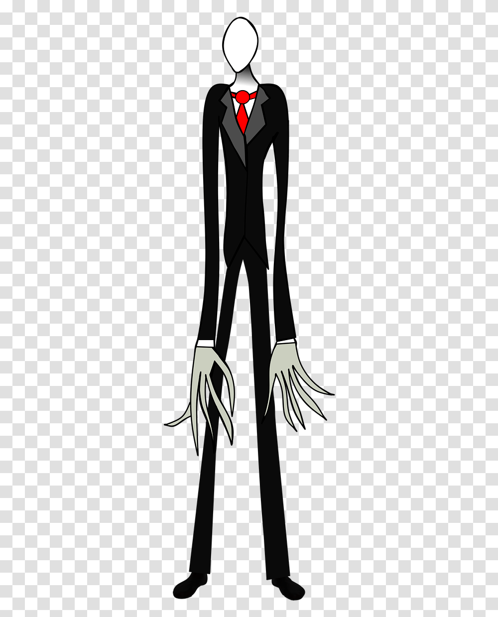 Slenderman Blank Spooky Free Picture Imagens De Slender Man De Minecraft, Apparel, Hand, Person Transparent Png