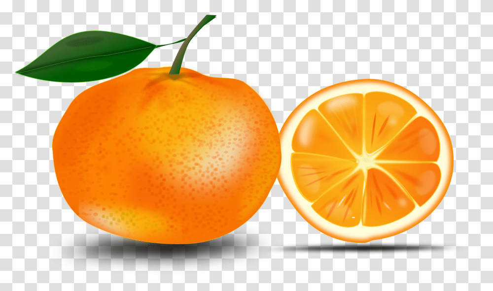 Slice Of An Orange Clipart I2clipart Royalty Free Public Mandarin Clipart, Plant, Citrus Fruit, Food, Produce Transparent Png