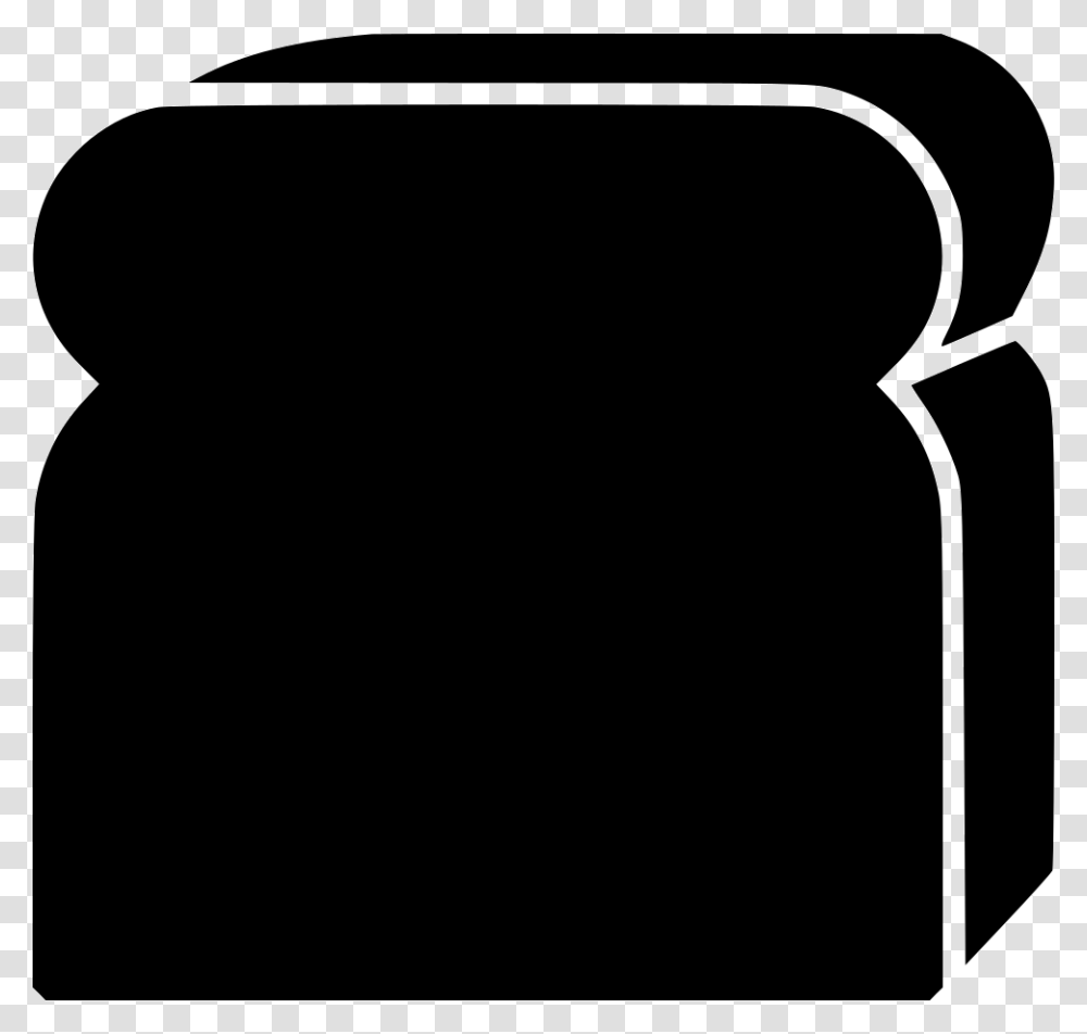 Slice Of Bread Icon Free Download, Cushion, Silhouette, Pillow, Bag Transparent Png