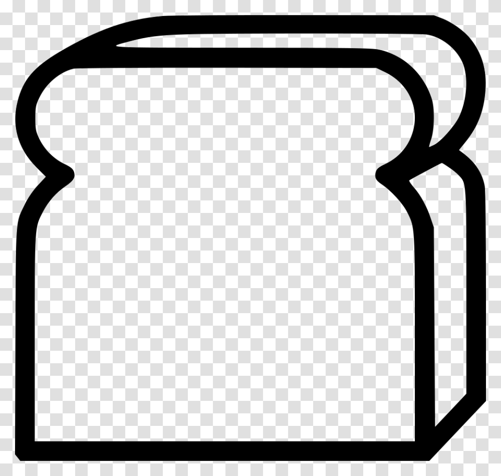 Slice Of Bread Icon Free Download, Stencil, Jar, Bag Transparent Png