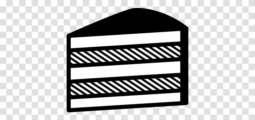 Slice Of Cake Black And White Kick American Football, Rug, Handrail, Banister, Tool Transparent Png
