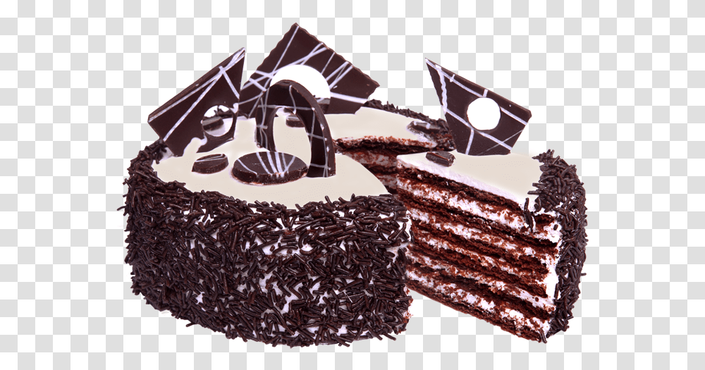 Slice Of Cake Black Forest Cake, Dessert, Food, Torte, Birthday Cake Transparent Png