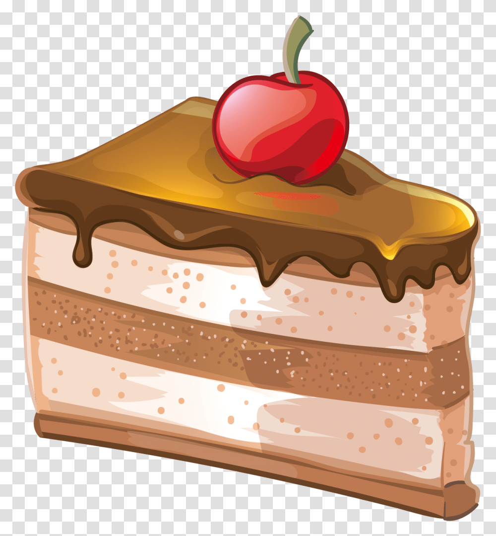 Slice Of Chocolate Cake Clipart, Birthday Cake, Dessert, Food, Plant Transparent Png