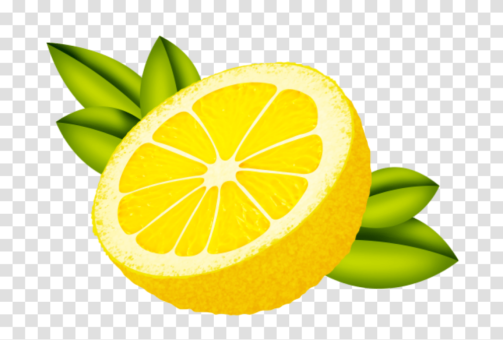 Slice Of Lemon Sweet Lemon, Plant, Citrus Fruit, Food, Grapefruit Transparent Png