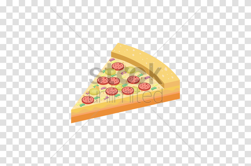 Slice Of Pepperoni Pizza Vector Image, Incense, Food Transparent Png