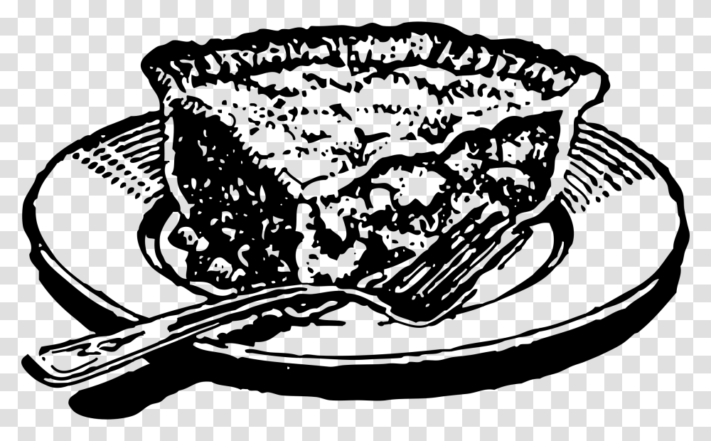 Slice Of Pie Clip Arts Apple Pie Clipart Black And White, Gray, World Of Warcraft, Halo Transparent Png