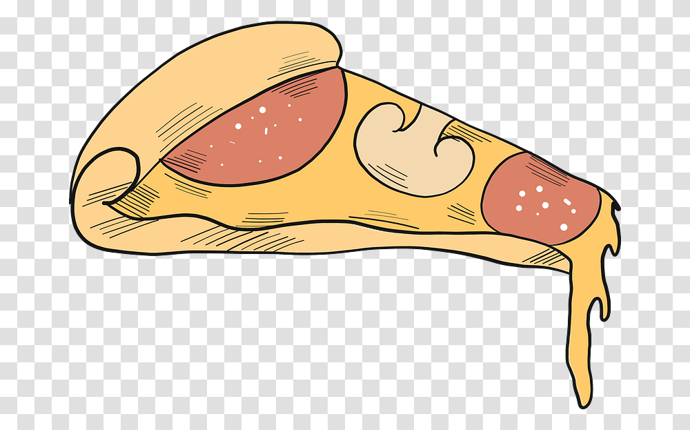 Slice Of Pizza Clipart, Plant, Food, Produce, Mouth Transparent Png