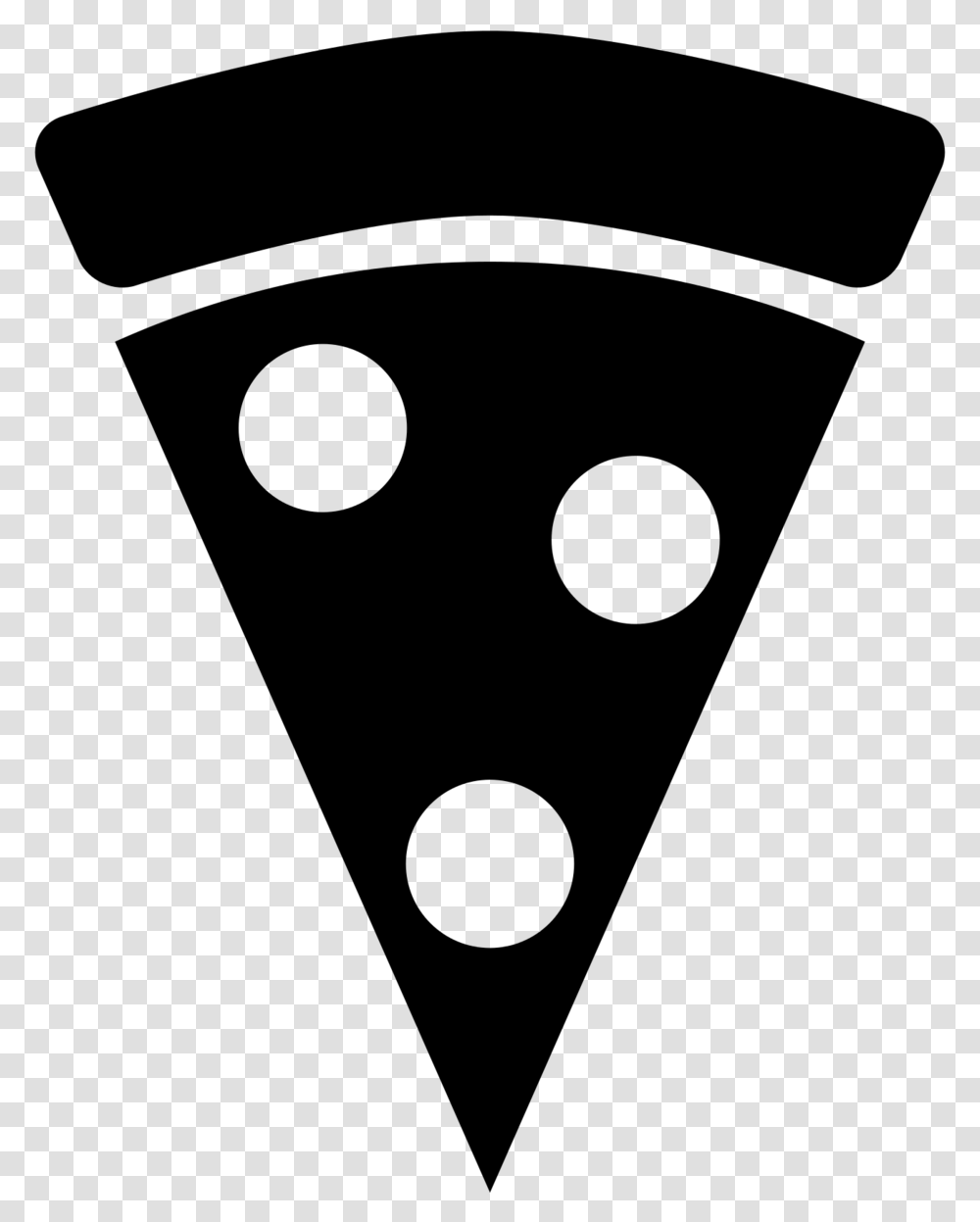 Slice Of Pizza Icon Clipart Pizza Slice Clipart Black And White, Gray, World Of Warcraft Transparent Png