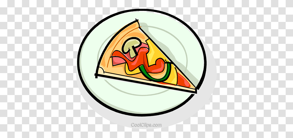 Slice Of Pizza On A Plate Royalty Free Vector Clip Art, Food, Angry Birds, Sweets Transparent Png