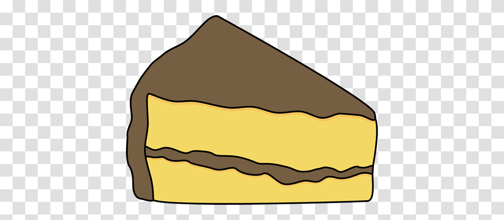 Slice Of Yellow Cake With Chocolate Frosting Clip Art Food, Bread, Sweets, Bakery, Triangle Transparent Png