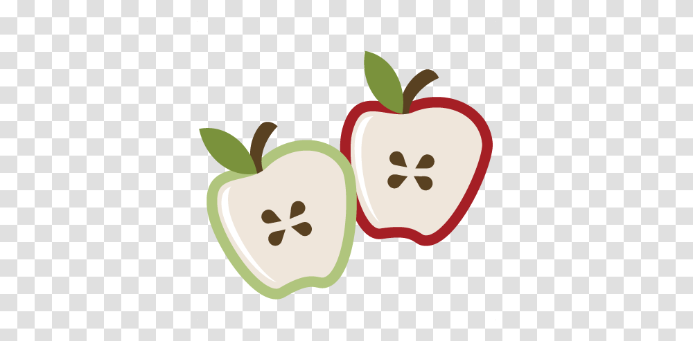 Sliced Apples Svg Files For Scrapbooking Apple Cut File Slice Apple Clipart, Plant, Fruit, Food, Green Transparent Png