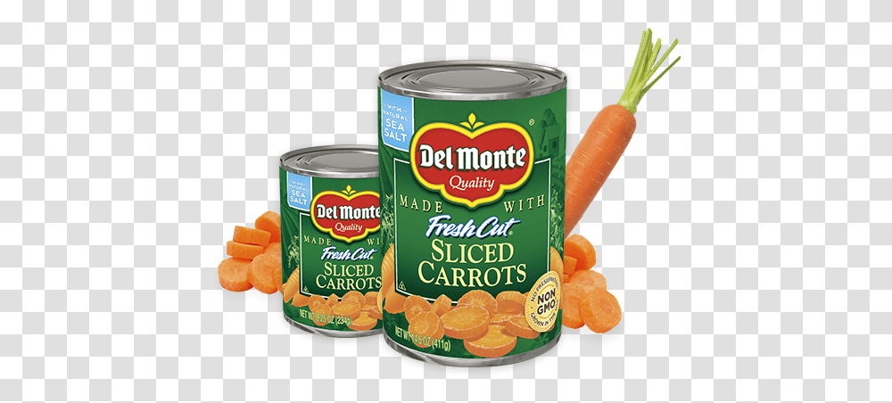 Sliced Carrots Canned Carrots Nutrition Label, Bowl, Tin, Food, Plant Transparent Png