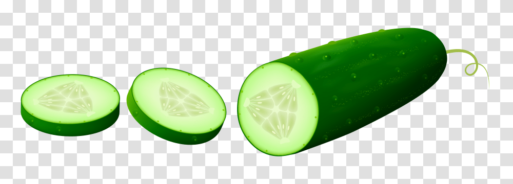 Sliced Cucamber Clipart Gallery, Cucumber, Vegetable, Plant, Food Transparent Png