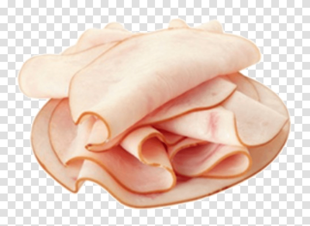 Sliced Ham Image Turkey Slice, Pork, Food, Person, Human Transparent Png