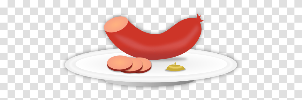 Sliced Sausage Large Size, Food, Meal, Dish, Stomach Transparent Png