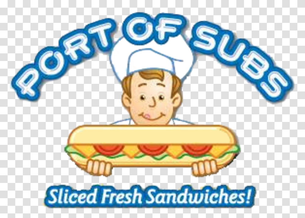 Sliced Turkey Sandwich Clipart Royalty Free Port Port Of Subs, Chef, Food Transparent Png