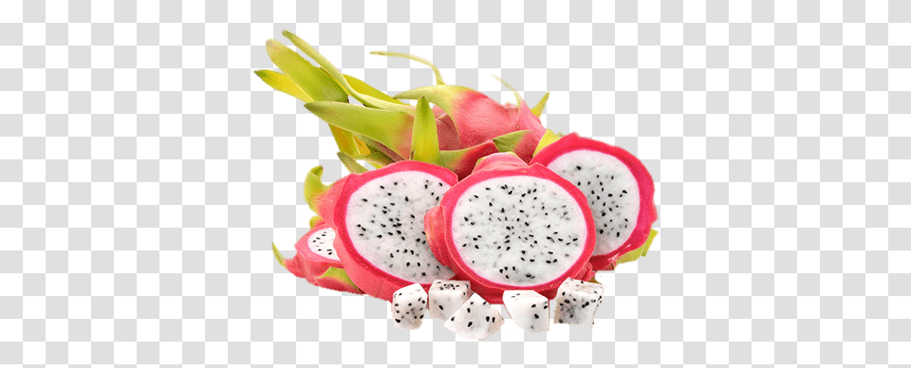 Slices Of Dragon Fruit Fresh Dragon Fruit, Plant, Food, Sweets, Confectionery Transparent Png