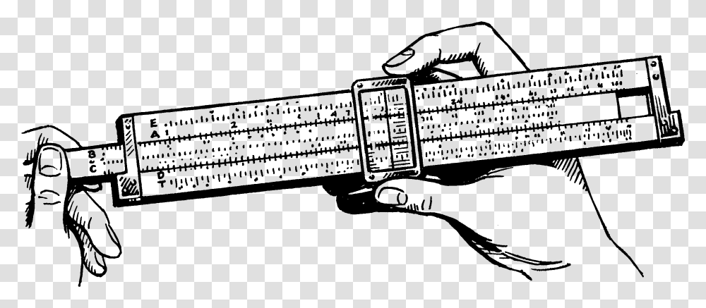 Slide Rule Black And White Clipart, Outer Space, Astronomy, Universe, Nature Transparent Png