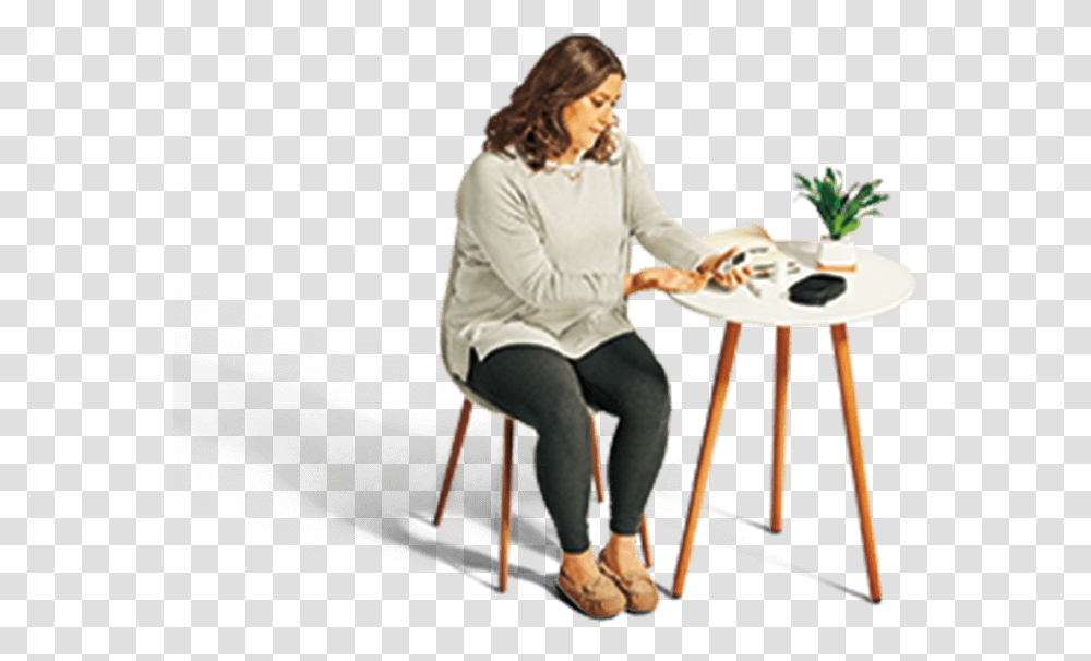 Slide Sitting, Furniture, Person, Chair, Table Transparent Png