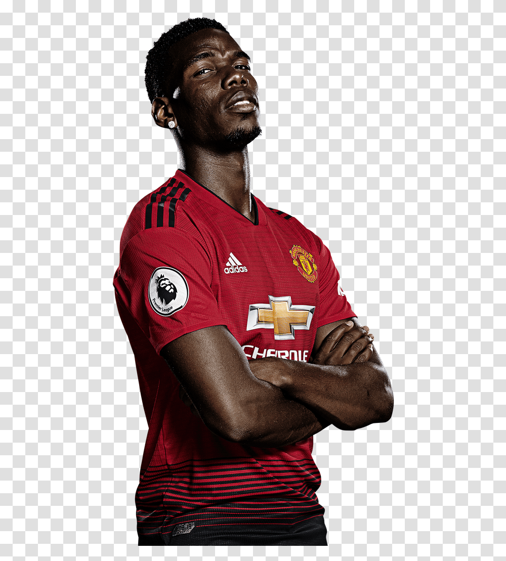 Slide Sky Sports Statto Pogba, Person, Shirt, Jersey Transparent Png