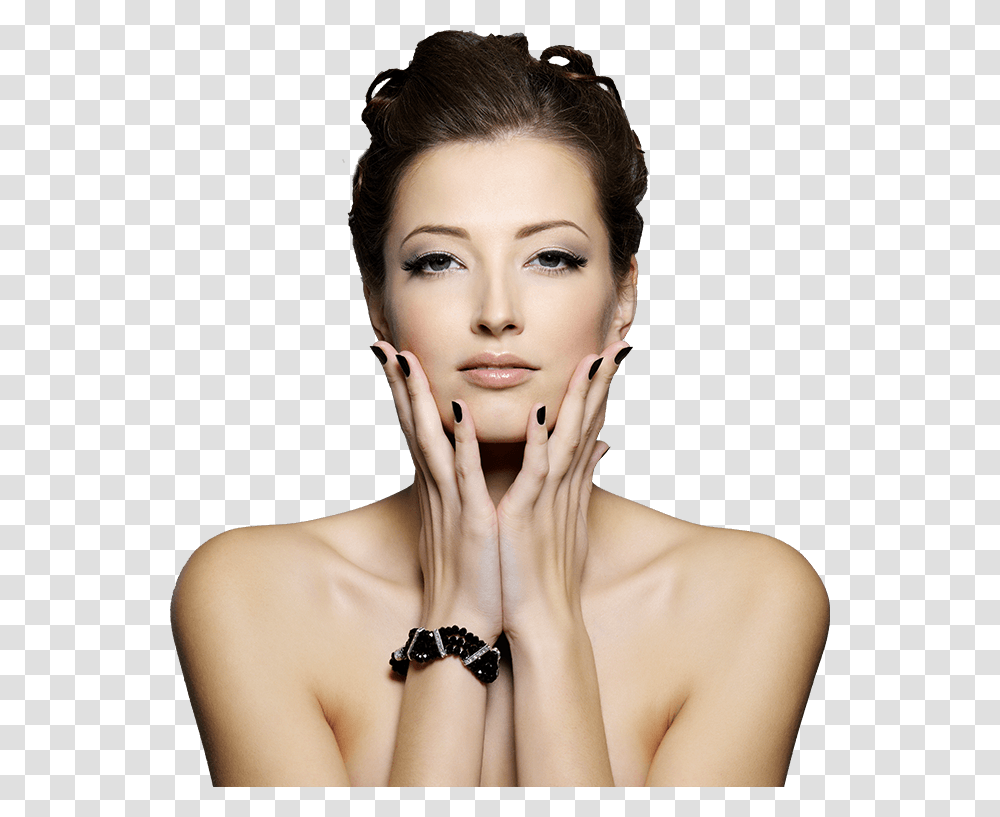 Slider Layer 2 Makeup Girl Hd Image Beauty Parlour, Face, Person, Human, Female Transparent Png