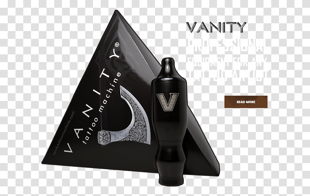 Slider Vanity Rotary Tattoo Machine, Bottle, Cosmetics, Triangle, Perfume Transparent Png