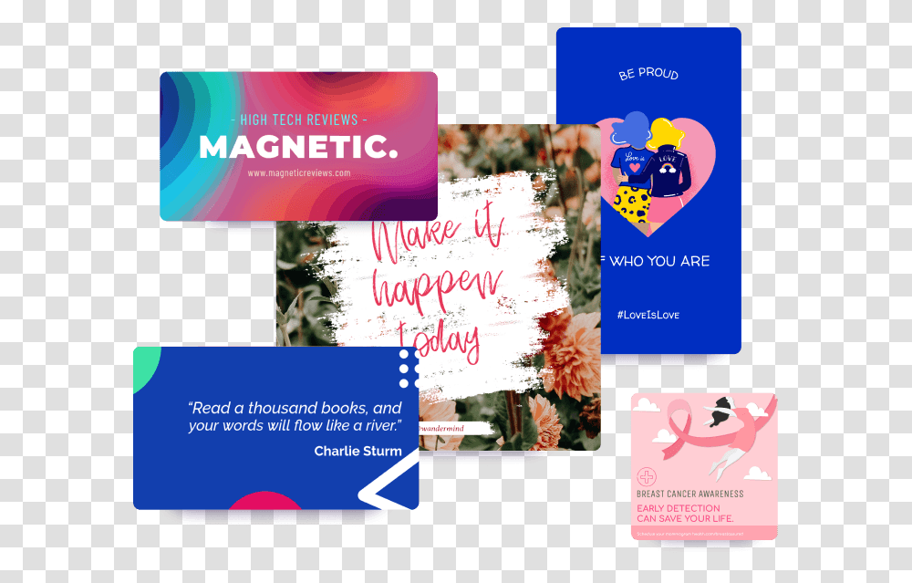 Slideshow Video Makers Beautiful Quotes For Instagram, Poster, Advertisement, Flyer, Paper Transparent Png