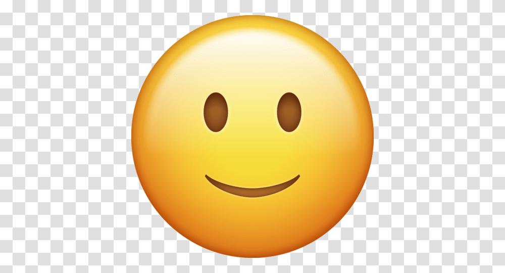 Slightly Smiling Emoji Icon, Plant, Food, Balloon, Sweets Transparent Png