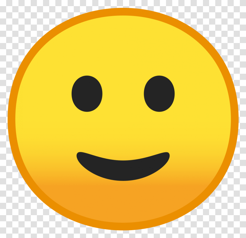 Slightly Smiling Face Icon Emoji, Plant, Pac Man, Food Transparent Png