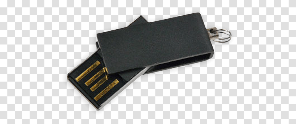 Slim Micro Swivel Metallic Usb Drive Be0004 Usb Flash Drive, Wallet, Accessories, Label Transparent Png