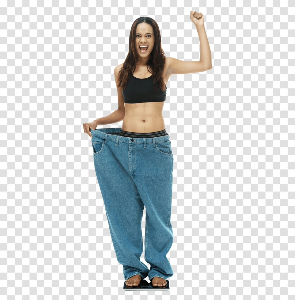 Slim Person, Pants, Apparel, Jeans Transparent Png