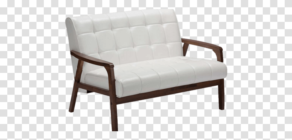 Slim Two Seater Sofa, Furniture, Armchair, Couch Transparent Png