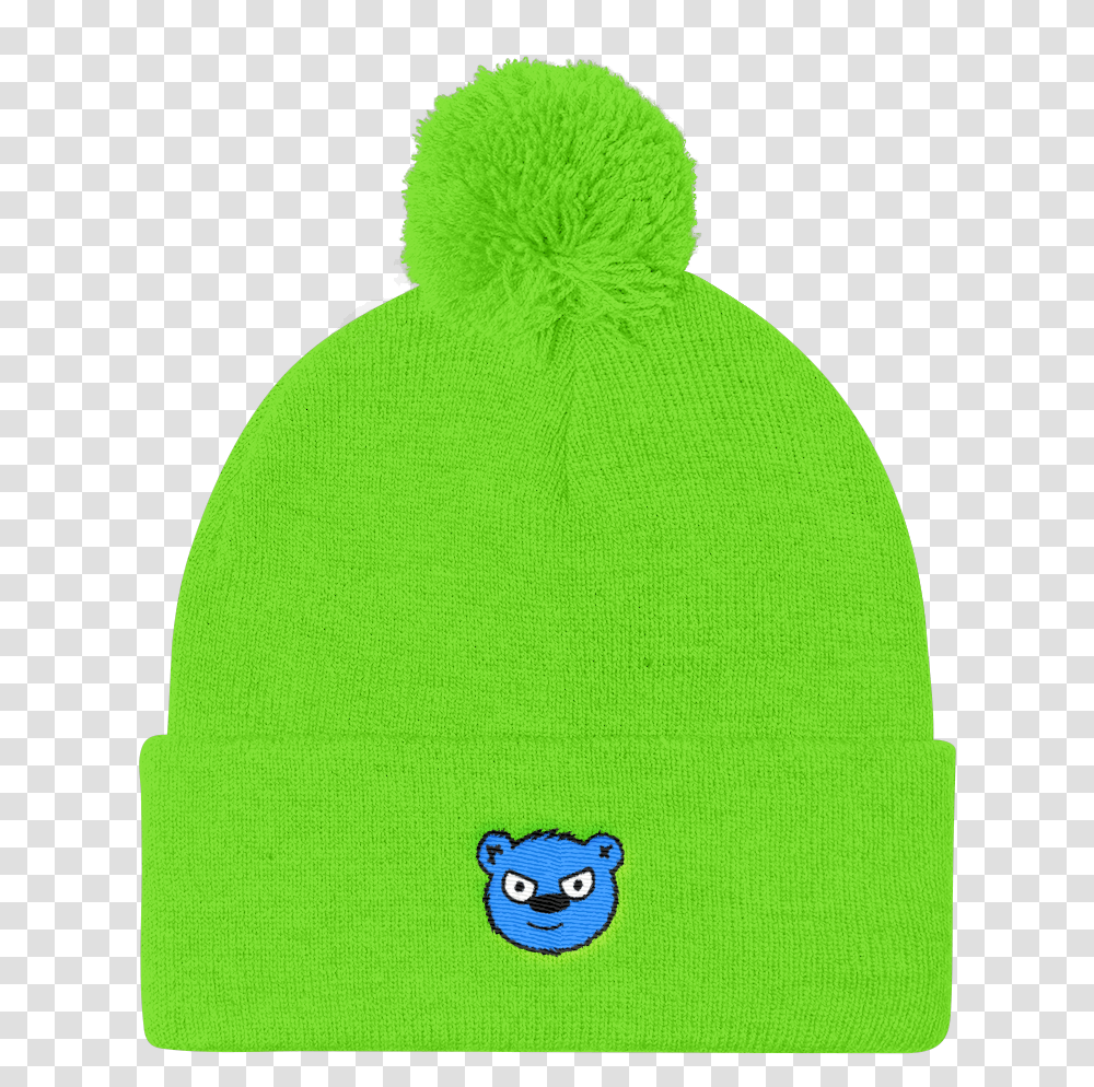 Slime Green Beenie Freakin Bob, Clothing, Apparel, Beanie, Cap Transparent Png