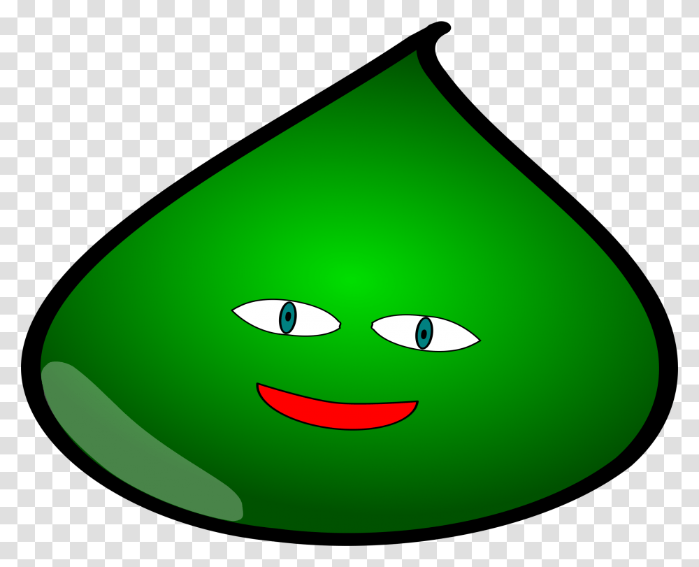 Slime Green Monster, Triangle, Plant, Food Transparent Png
