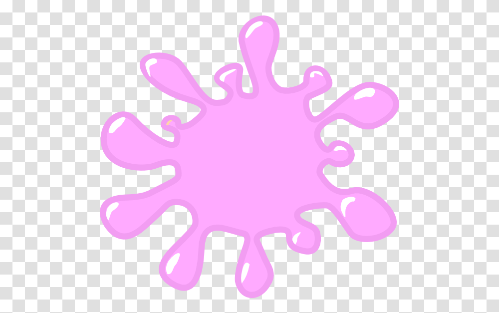 Slime Light Pink Clip Art Pink Paint Splatter Clip Art, Purple, Machine, Snowflake Transparent Png