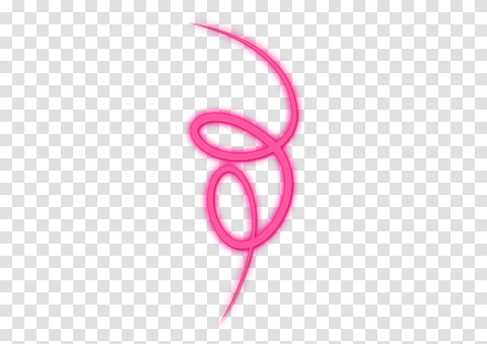 Sline Lines Neon Spiral Squigglehanddrawn Calligraphy, Plant, Vegetable, Food, Sweets Transparent Png
