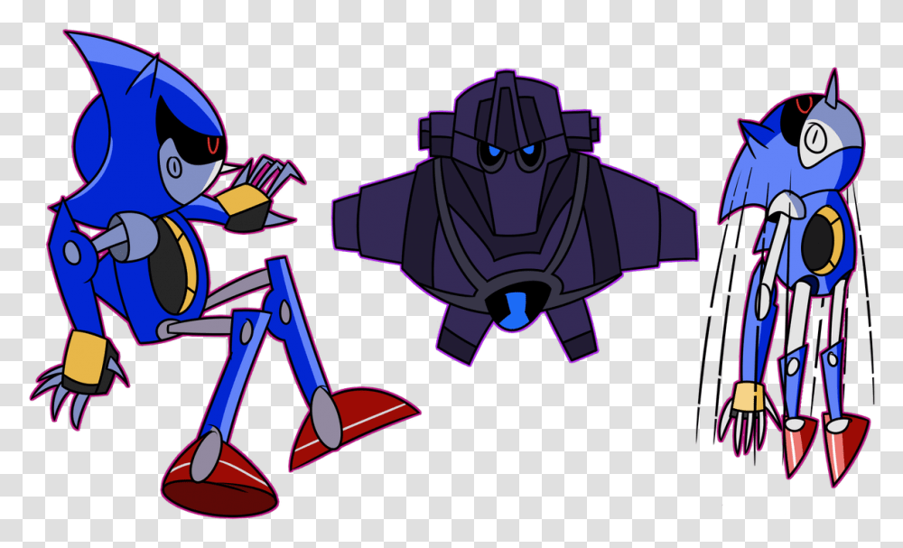 Slingshot Drawing Cartoon Fan Characters Metal Sonic, Robot, Suit Transparent Png