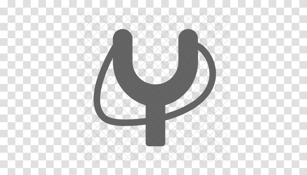 Slingshot Icon Calligraphy, Axe, Tool, Horseshoe, Text Transparent Png