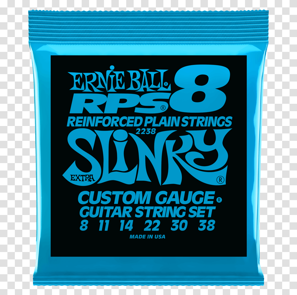 Slinky Rps Nickel Wound Electric Guitar Ernie Ball, Poster, Text, Bottle, Food Transparent Png