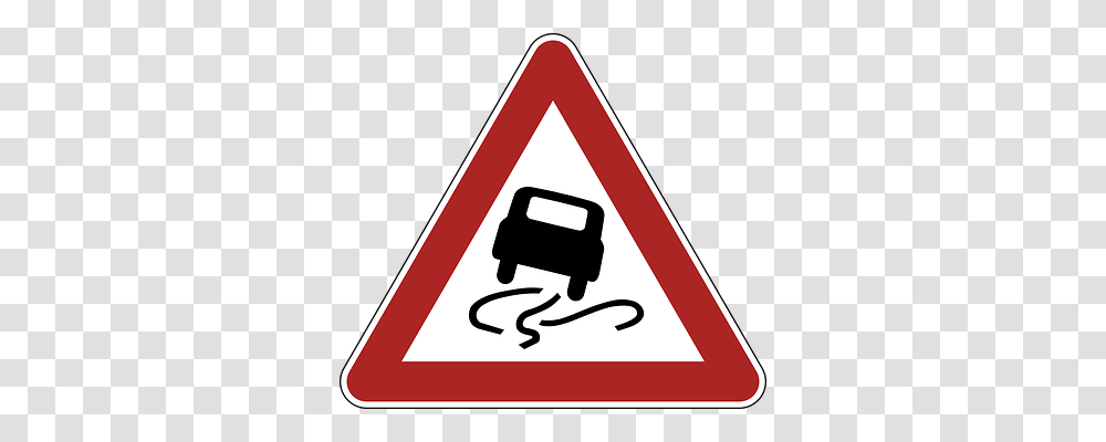 Slippery Transport, Road Sign, Stopsign Transparent Png