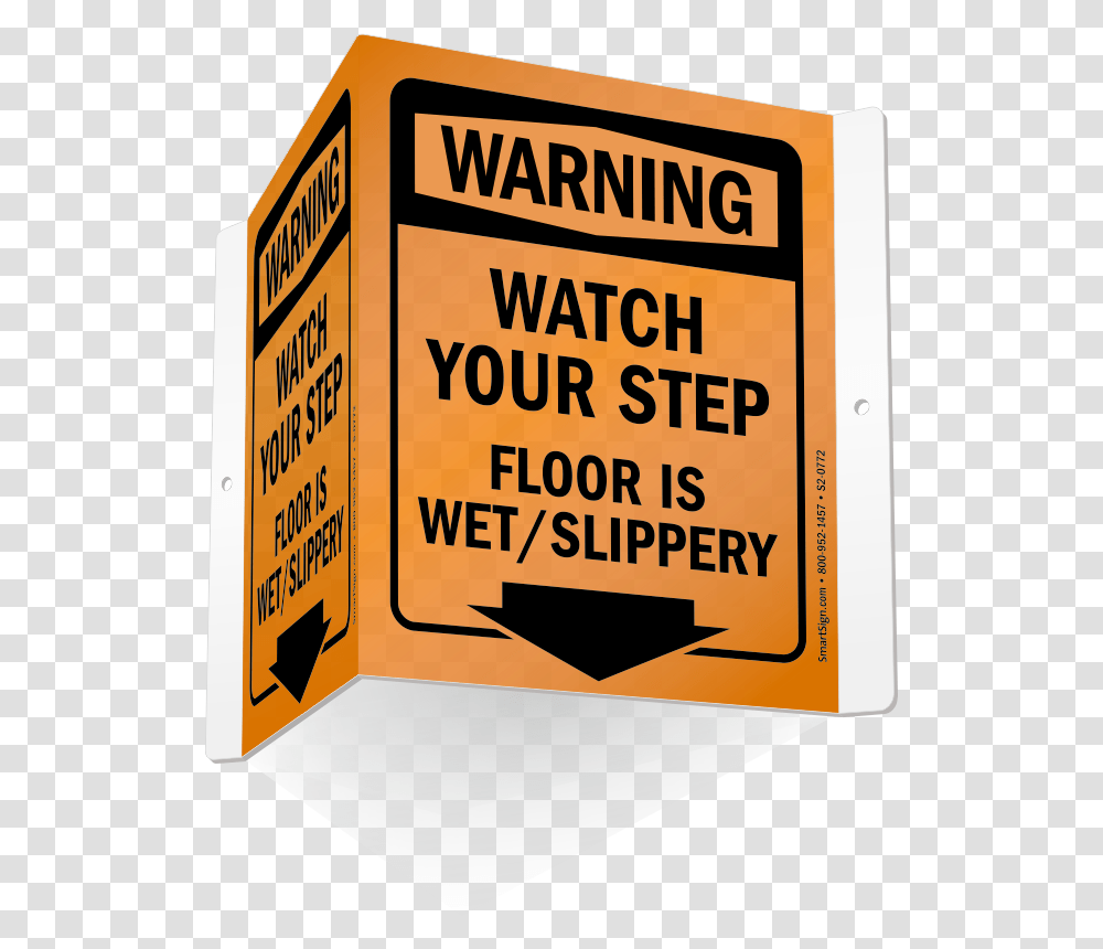 Slippery Clipart Warning Sign, Box, Carton Transparent Png
