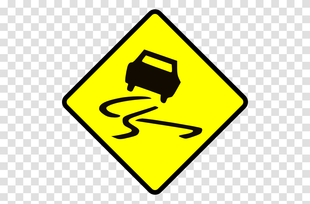 Slippery When Wet Clip Art Free Vector, Road Sign, Stopsign Transparent Png