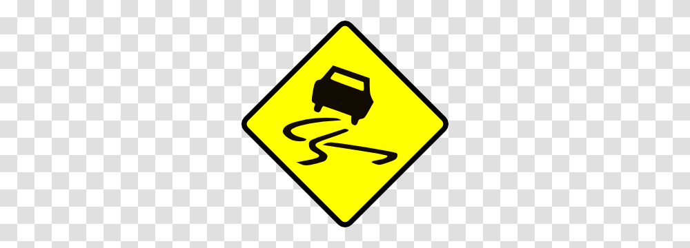 Slippery When Wet Clip Art, Road Sign, Stopsign Transparent Png