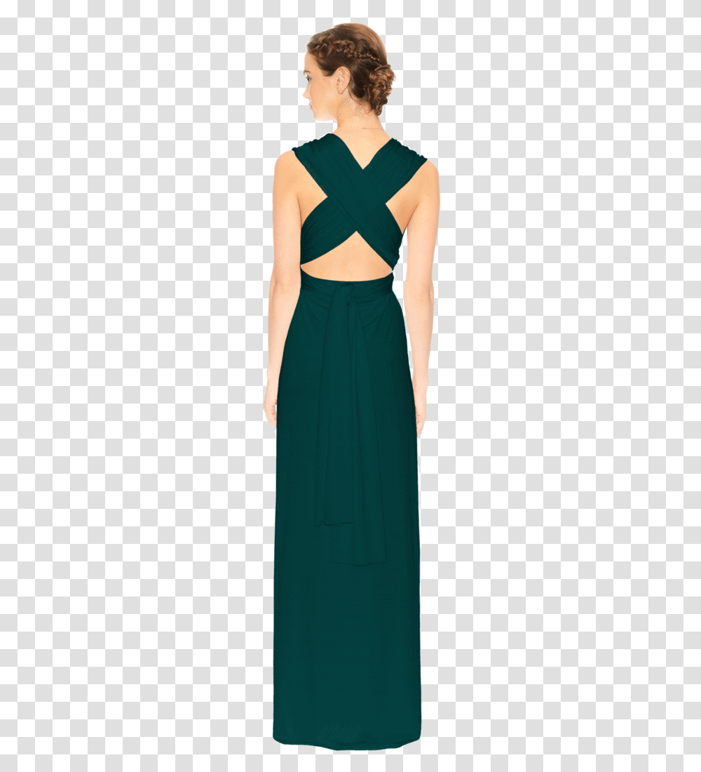 Slit Dress Emerald Src Cdn Gown, Apparel, Person, Human Transparent Png